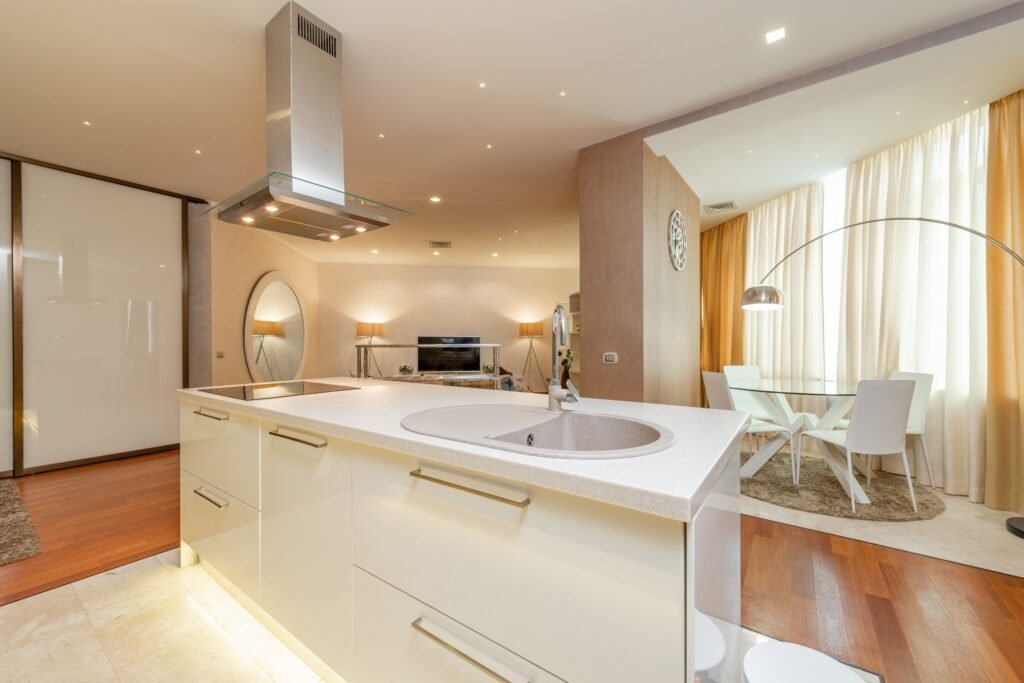 کابینت جزیزه آشپزخانه مدل اسکاندیناوی