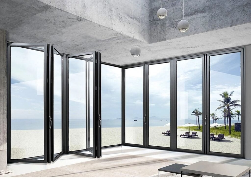 طراحی درب آکاردئونی