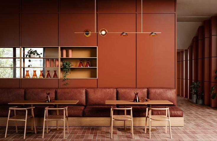 رنگ کهربایی در دکوراسیون منزل