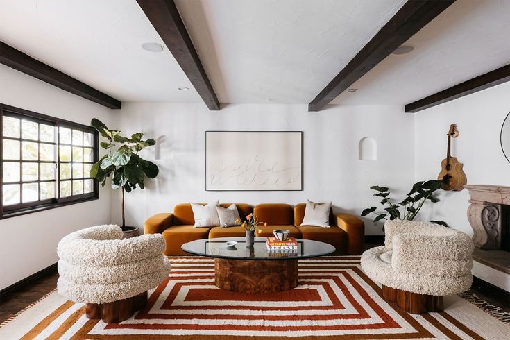 رنگ کهربایی در دکوراسیون