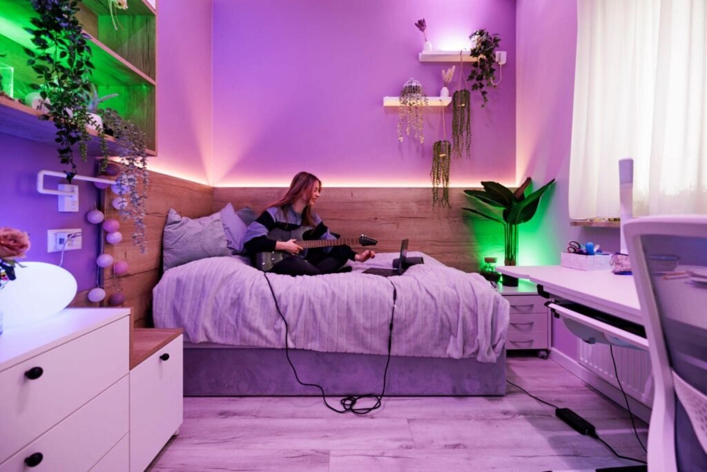 رنگ اتاق خواب دخترانه