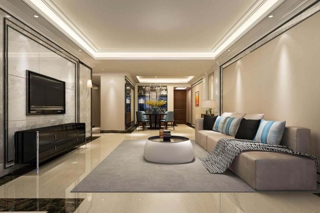 نورپردازی سقف خانه