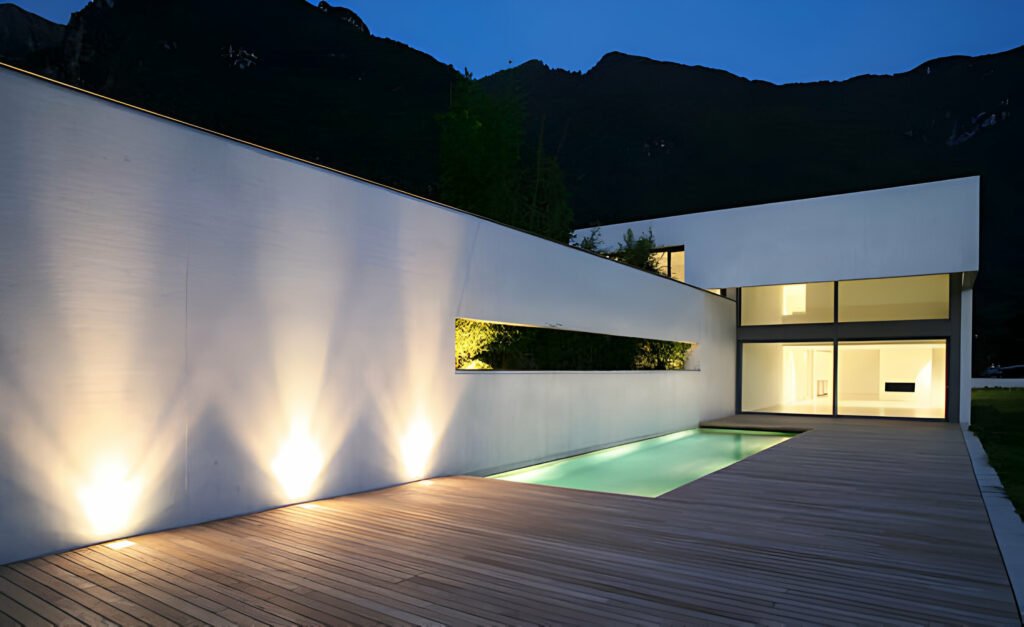 نورپردازی نمای ساختمان