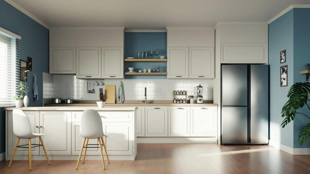 بهترین رنگ کابینت آشپزخانه کوچک