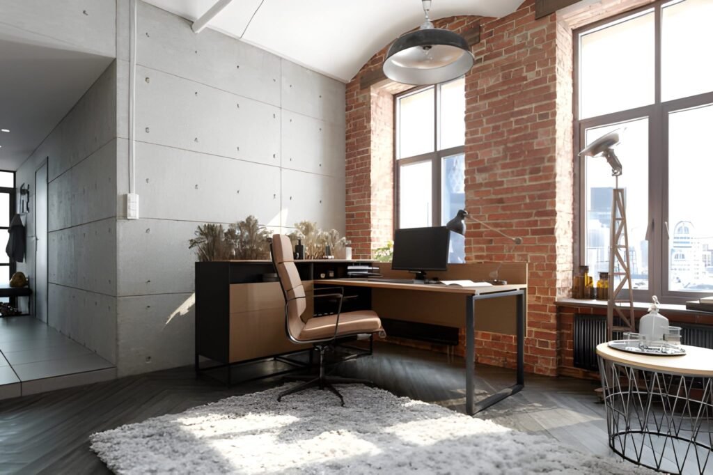 طراحی داخلی دفتر کار خانگی