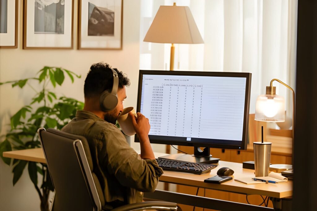 طراحی داخلی دفتر کار خانگی