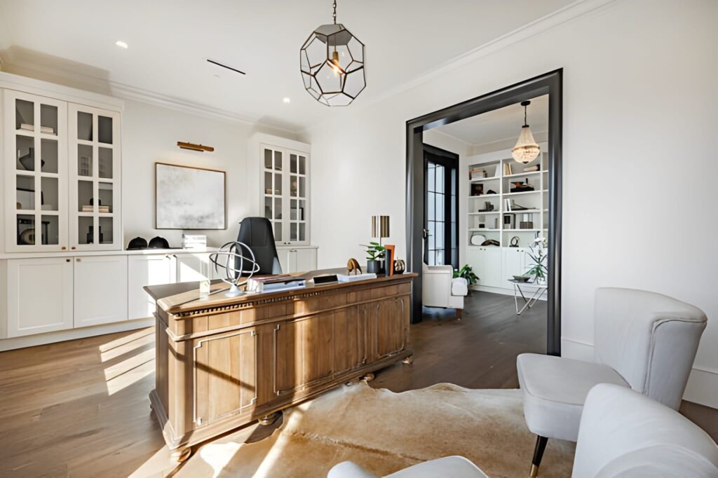 طراحی داخلی دفتر کار خانگی