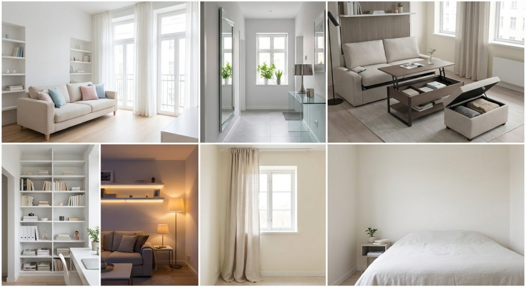 بزرگتر نشان دادن خانه کوچک