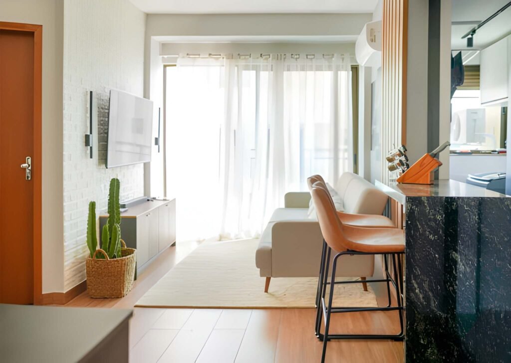 بزرگتر نشان دادن خانه کوچک