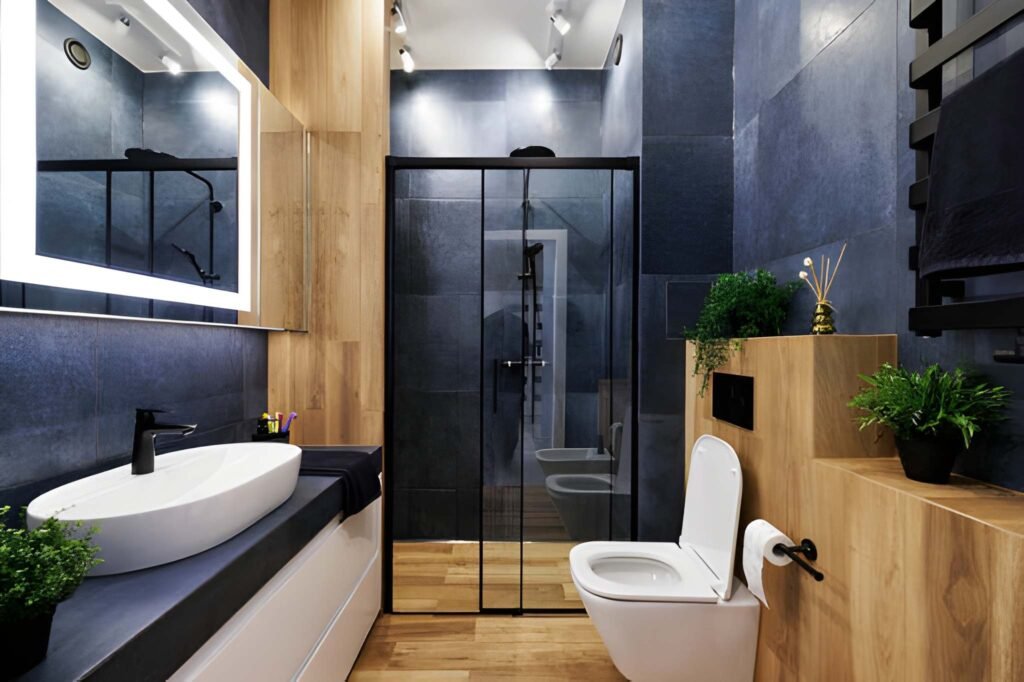 پارتیشن شیشه ای فریم دار